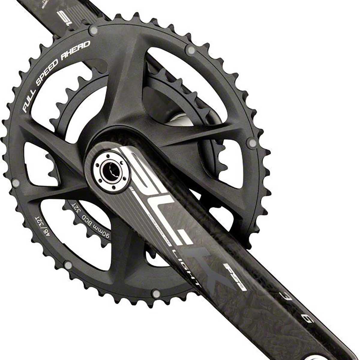 FSA K Force Modular Double Adventure 386EVO Road Crankset Black 46 30t 172.5mm 386EVO