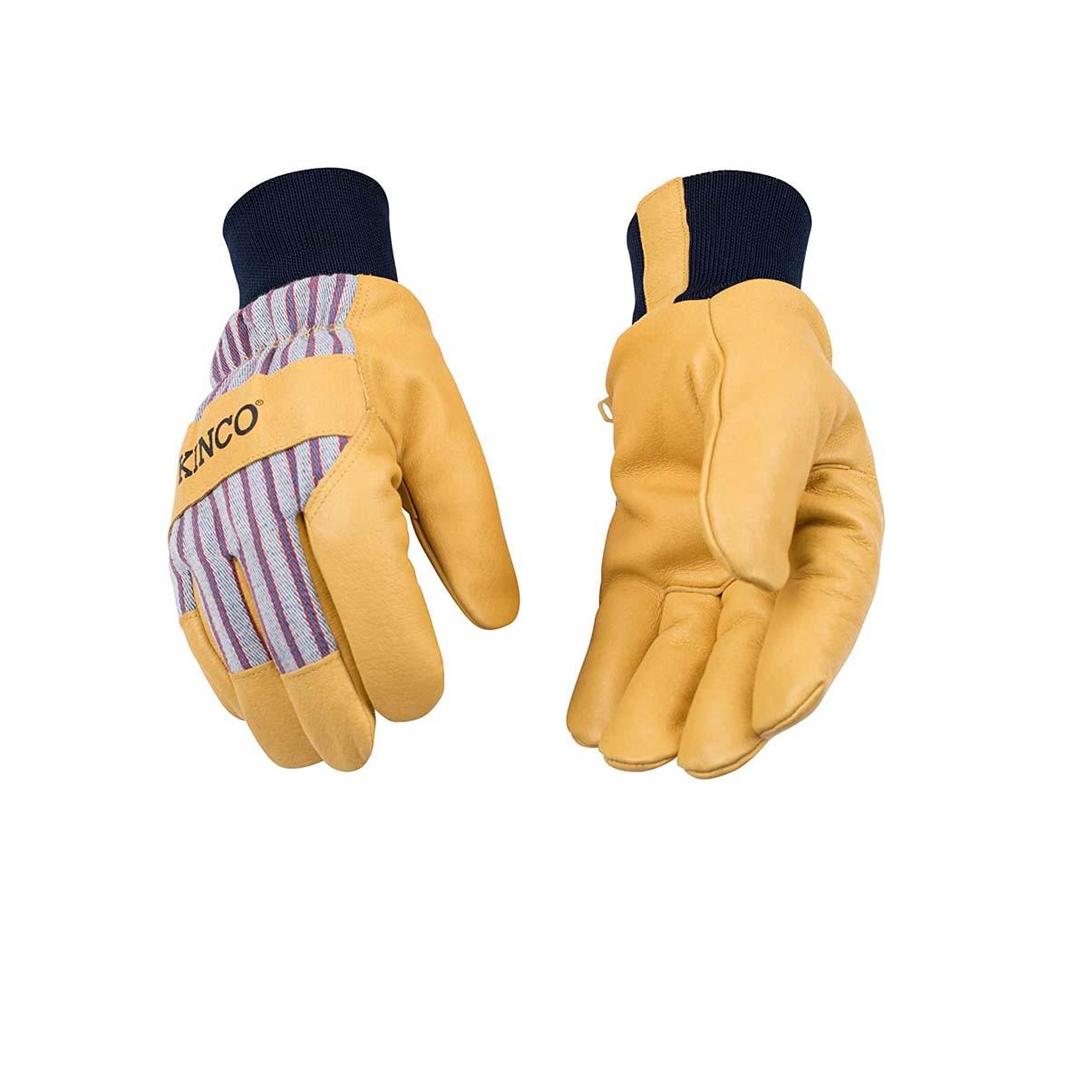 Kinco 1927KW Grain Pigskin Palm with Knit Wrist Gloves Level Nine Sports