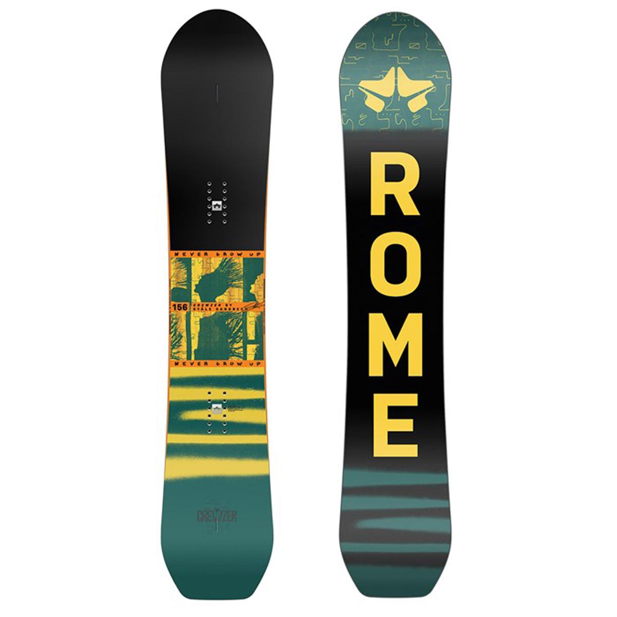 Rome Stale Crewzer Snowboard 2021 | Level Nine Sports