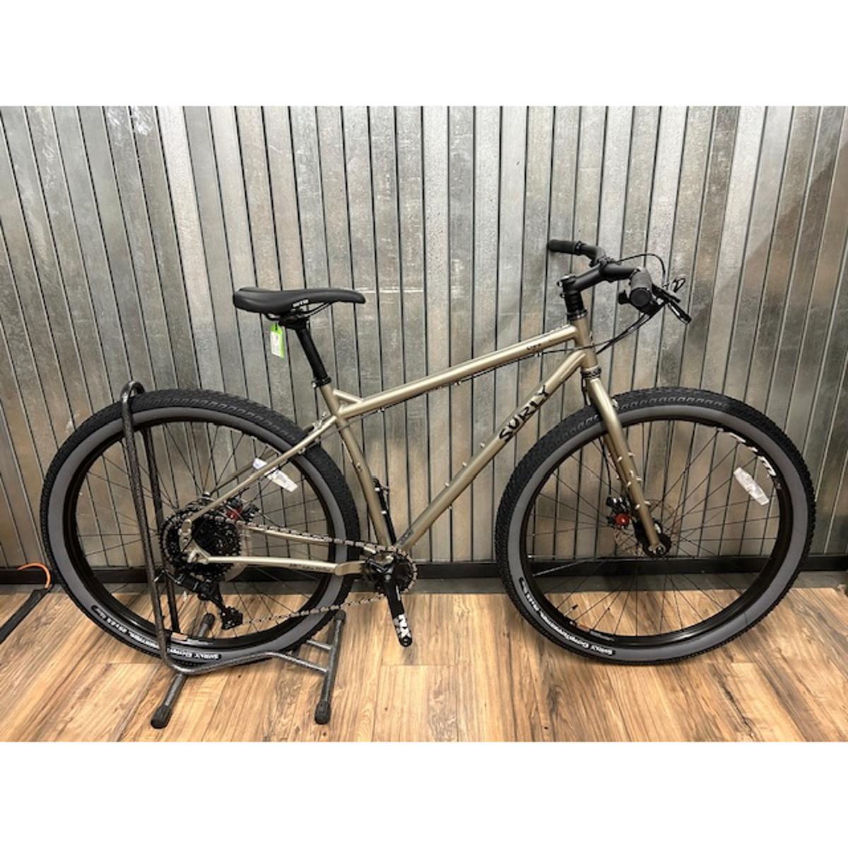 Surly Ogre 29in Commuter Bike Steel Champagne Supernova Level Nine Sports