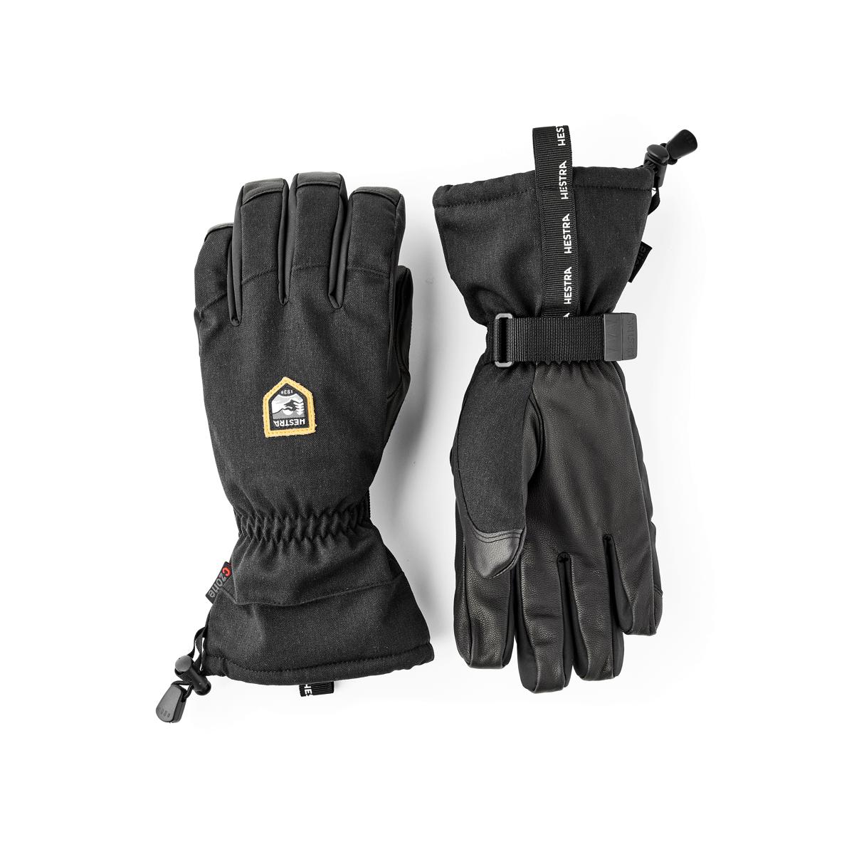 Cheapest Hestra Gauntlet CZone Junior Glove Water resistant, Insulated size 5 black GUC